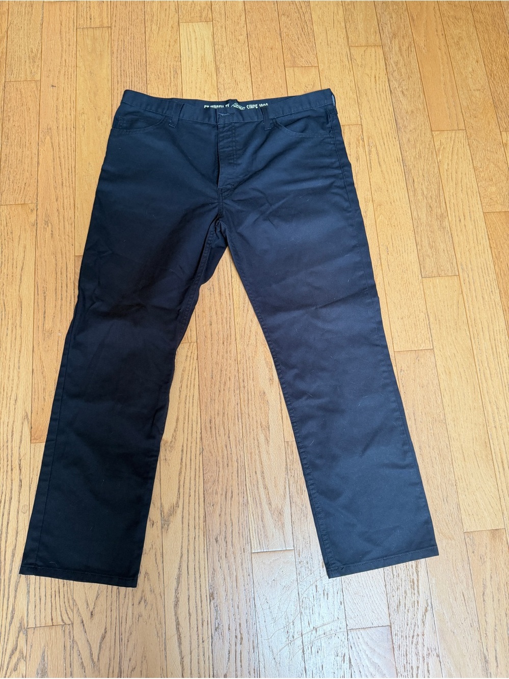 Dickies Men's Black Chino Pants - Slim Taper 38x30 like new
